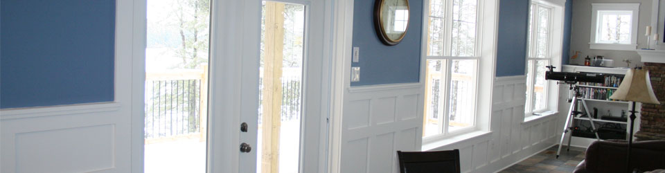 Craftsman style wainscot